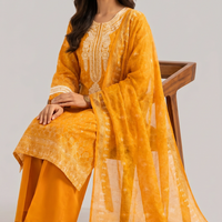 3 Piece - Digital Printed Embroidered Suit - 42501928