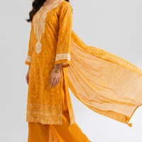 3 Piece - Digital Printed Embroidered Suit - 42501928
