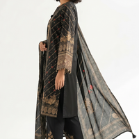 3 Piece - Digital Printed Embroidered Suit - 42501930