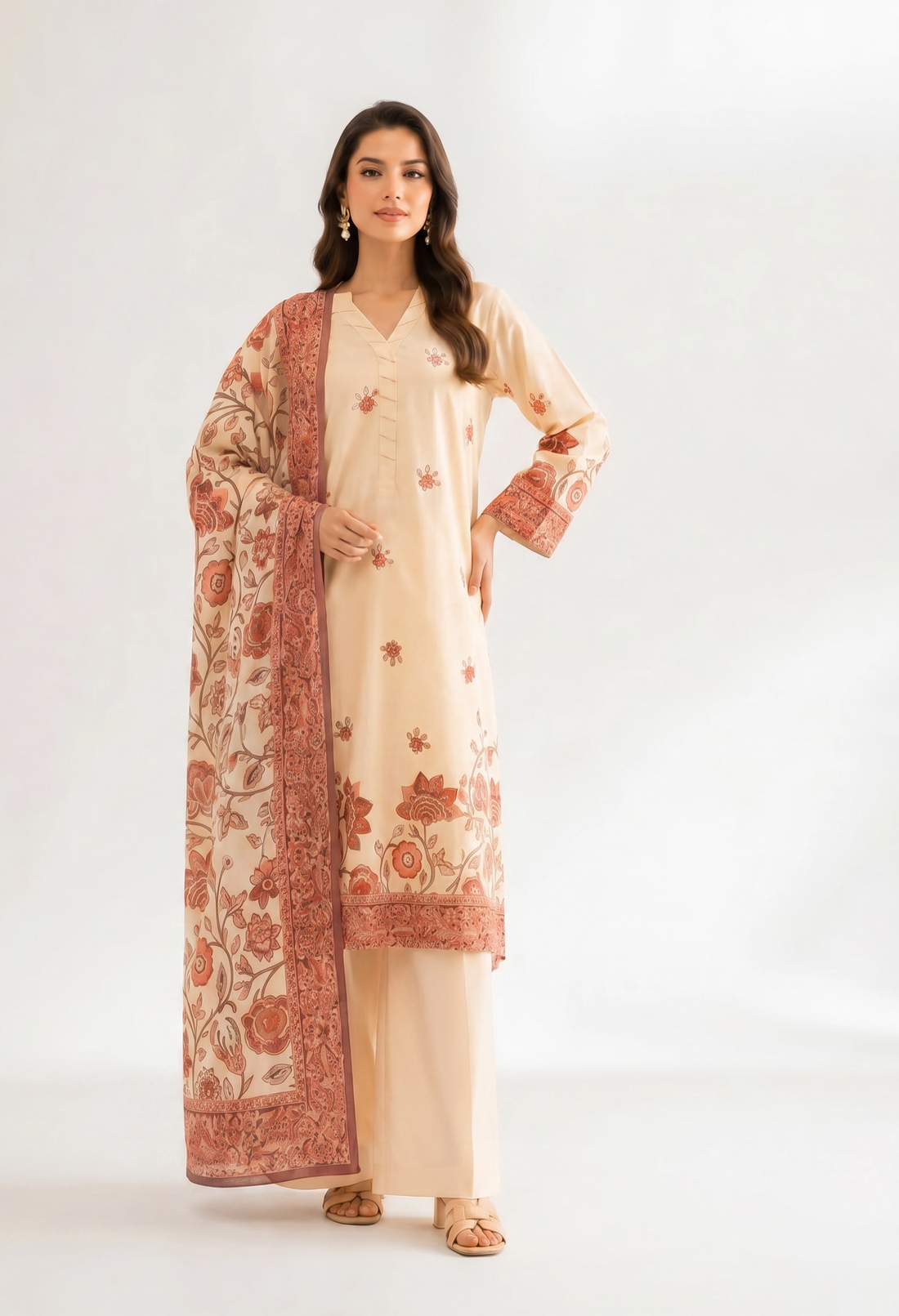 3 Piece - Digital Printed Suit - 42501940