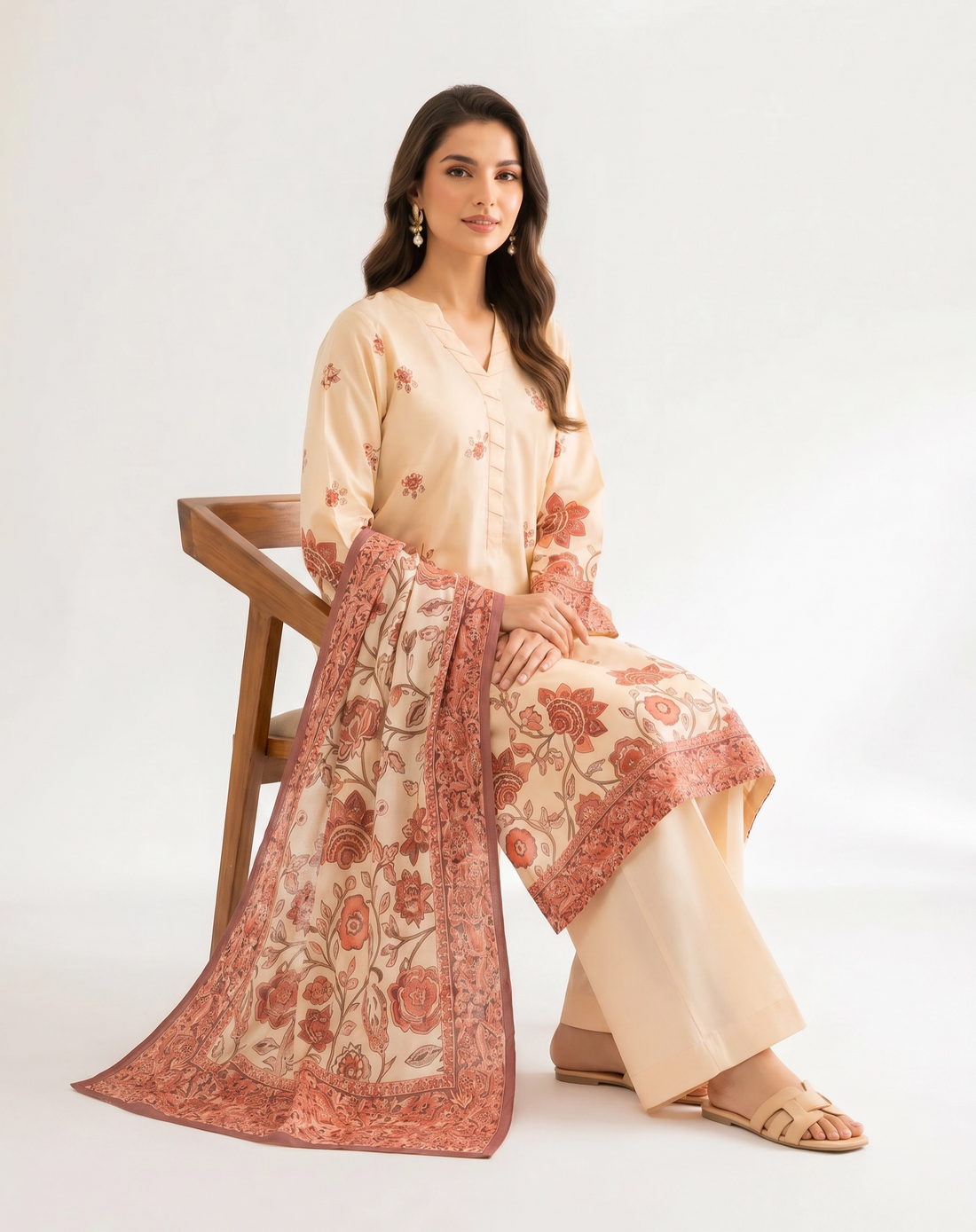 3 Piece - Digital Printed Suit - 42501940