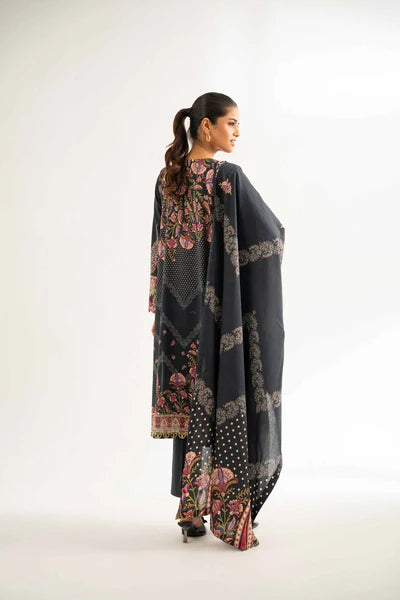 3 Piece - Digital Printed Embroidered Suit - 42501924