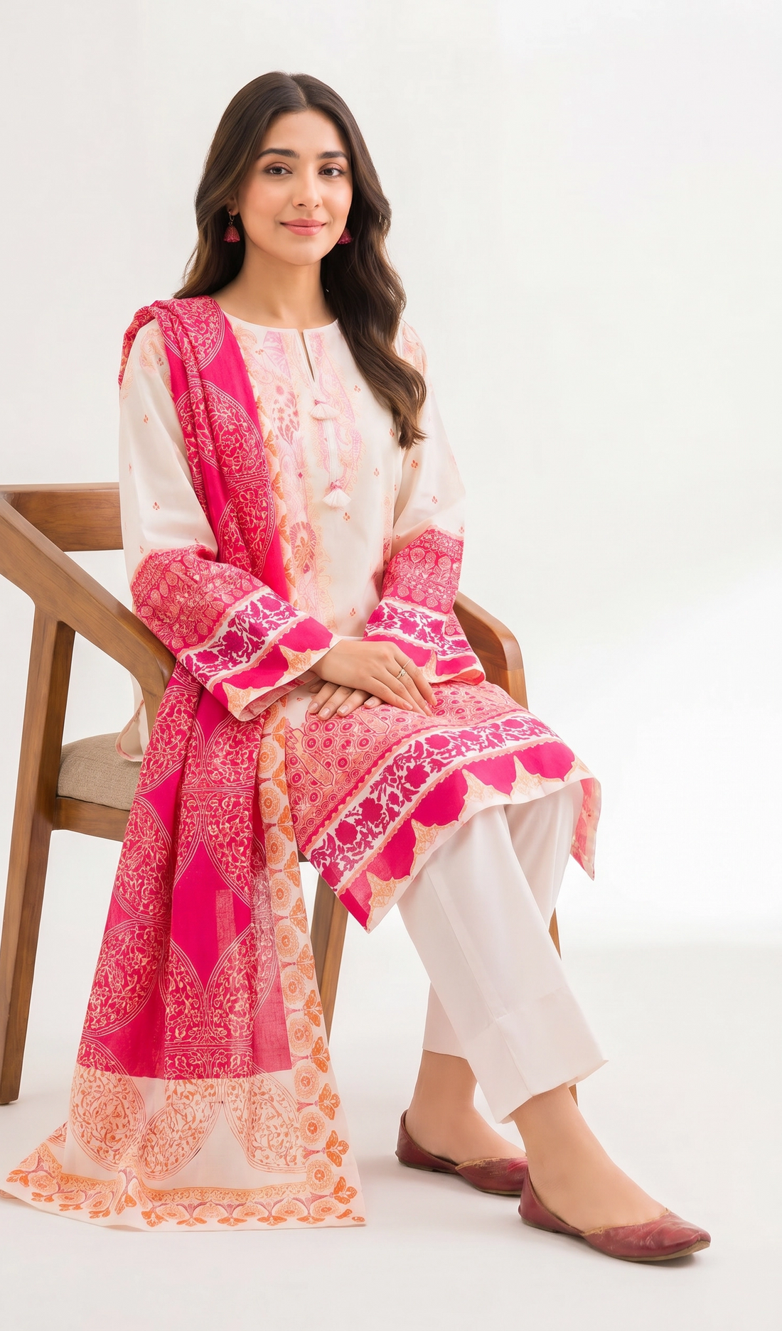 3 Piece - Digital Printed Suit - 42501938