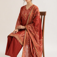 3 Piece - Digital Printed Suit - 42501936