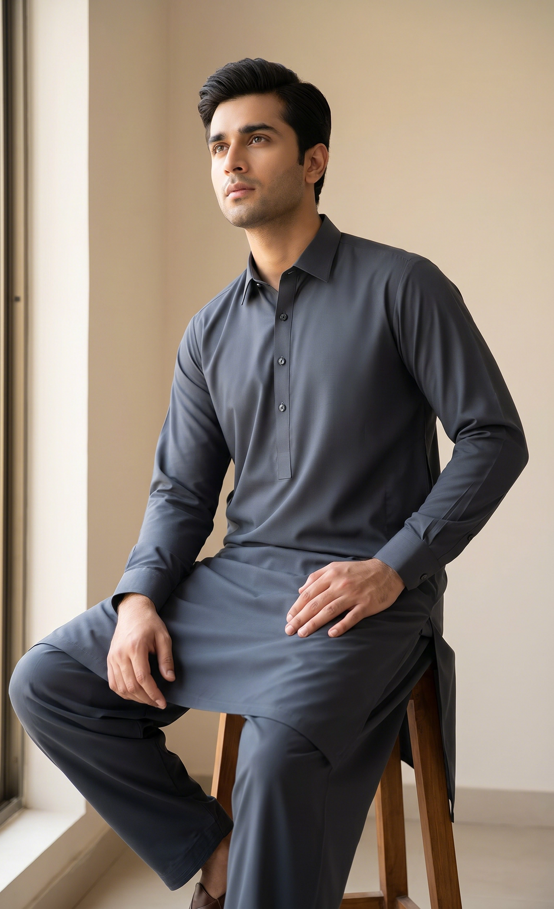 TL-7540 Charcoal navy grey